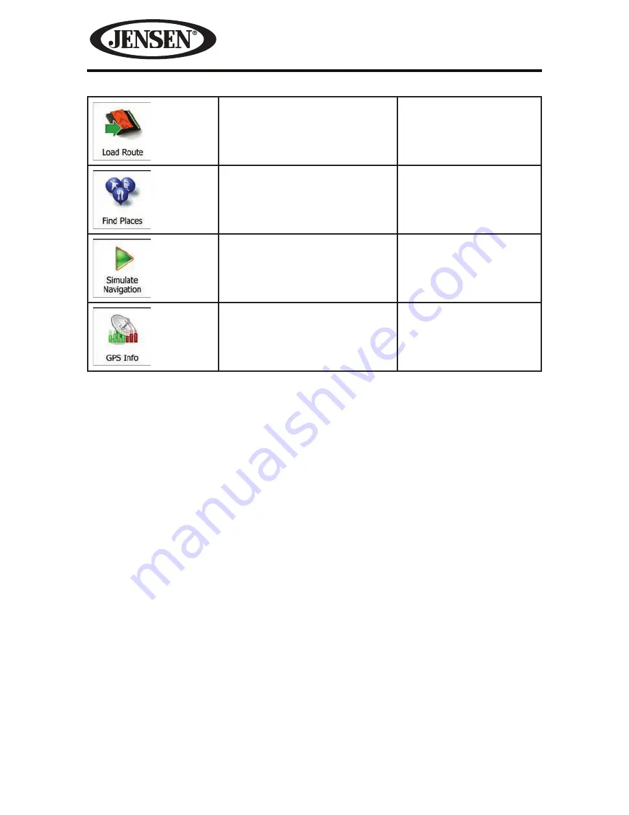 Jensen VM9725BT Operating Instructions Manual Download Page 130