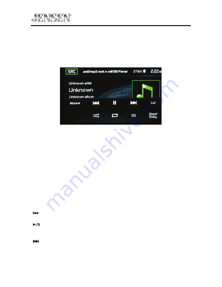 Jensen VX7020 Operating Instructions Manual Download Page 50