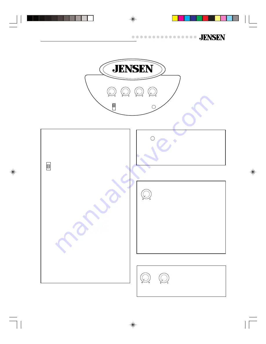 Jensen XA2125 Installation And Operation Manual Download Page 9