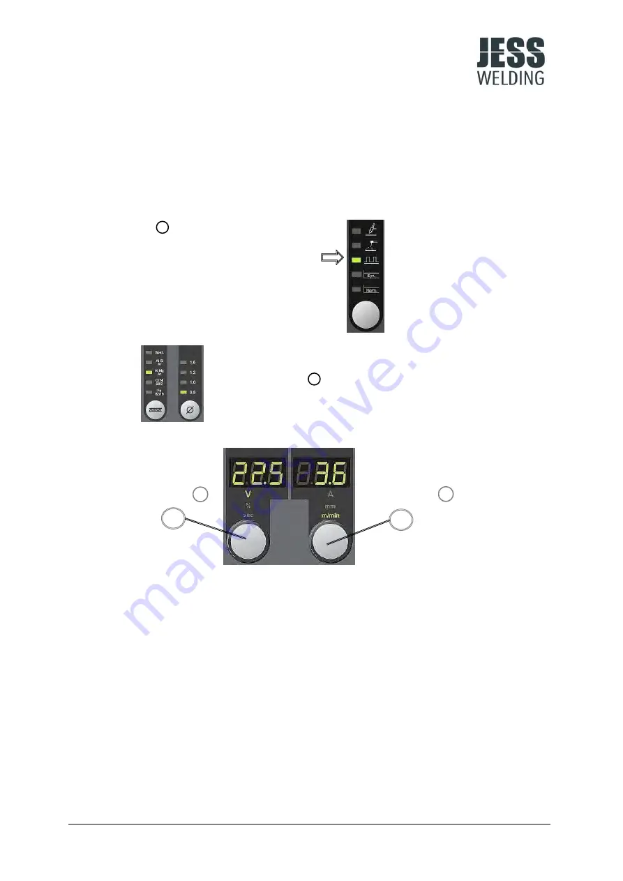 JESS WELDING E4-2800 PULS RMT Operating Manual Download Page 45