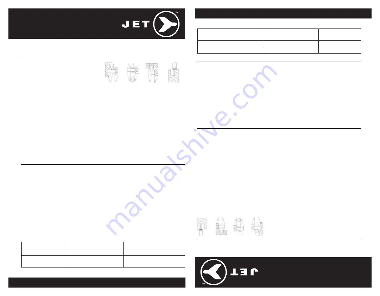 Jet 310605 Operating Instructions Download Page 2