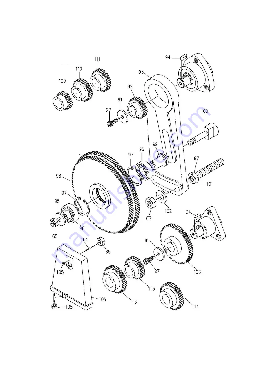 Jet E-1440VS Operating Instructions And Parts Manual Download Page 196