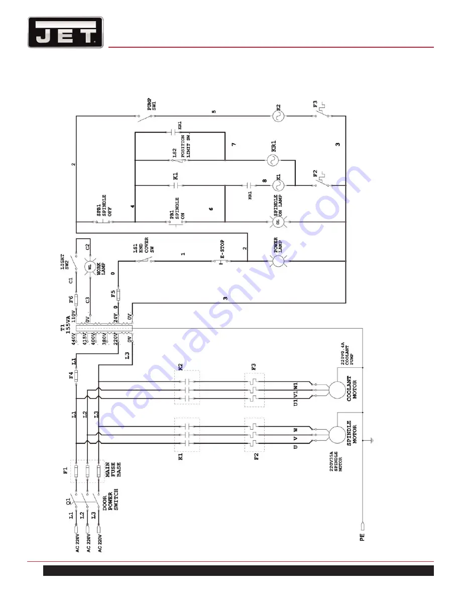 Jet Elite EGH-1880 Operating Instructions And Parts Manual Download Page 90