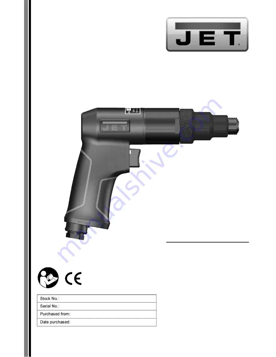 Jet JAT-660 Operations & Parts Manual Download Page 1