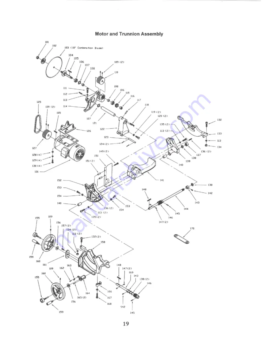 Jet JBTS-10BT-3 Operator'S Manual Download Page 21