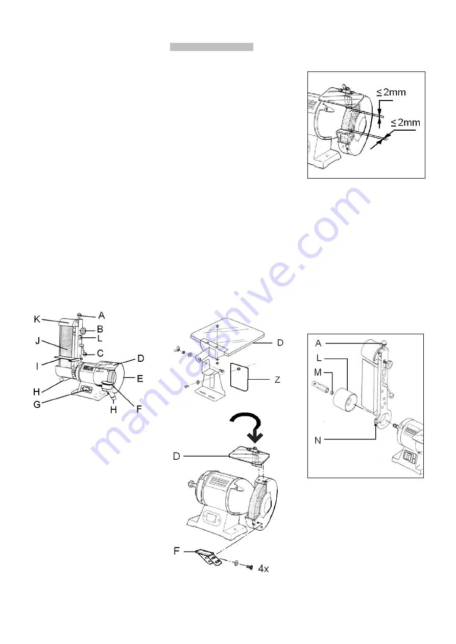 Jet JMG-100 Operating Instructions Manual Download Page 3