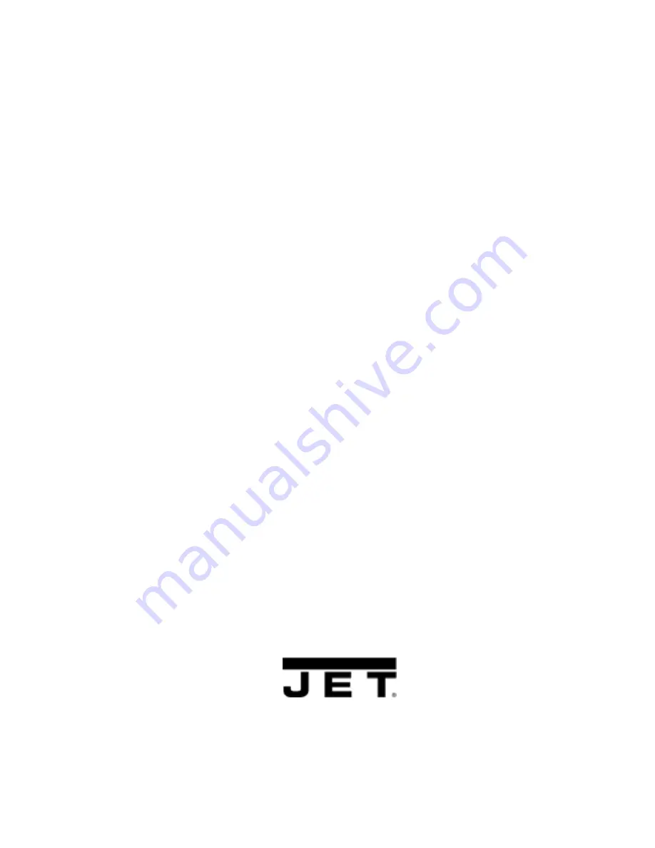 Jet JML-1014VS Owner'S Manual Download Page 16