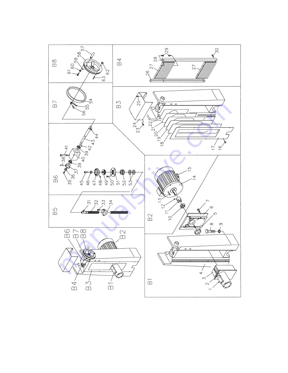 Jet JPSG-618M1 Operating Instructions And Parts Manual Download Page 26