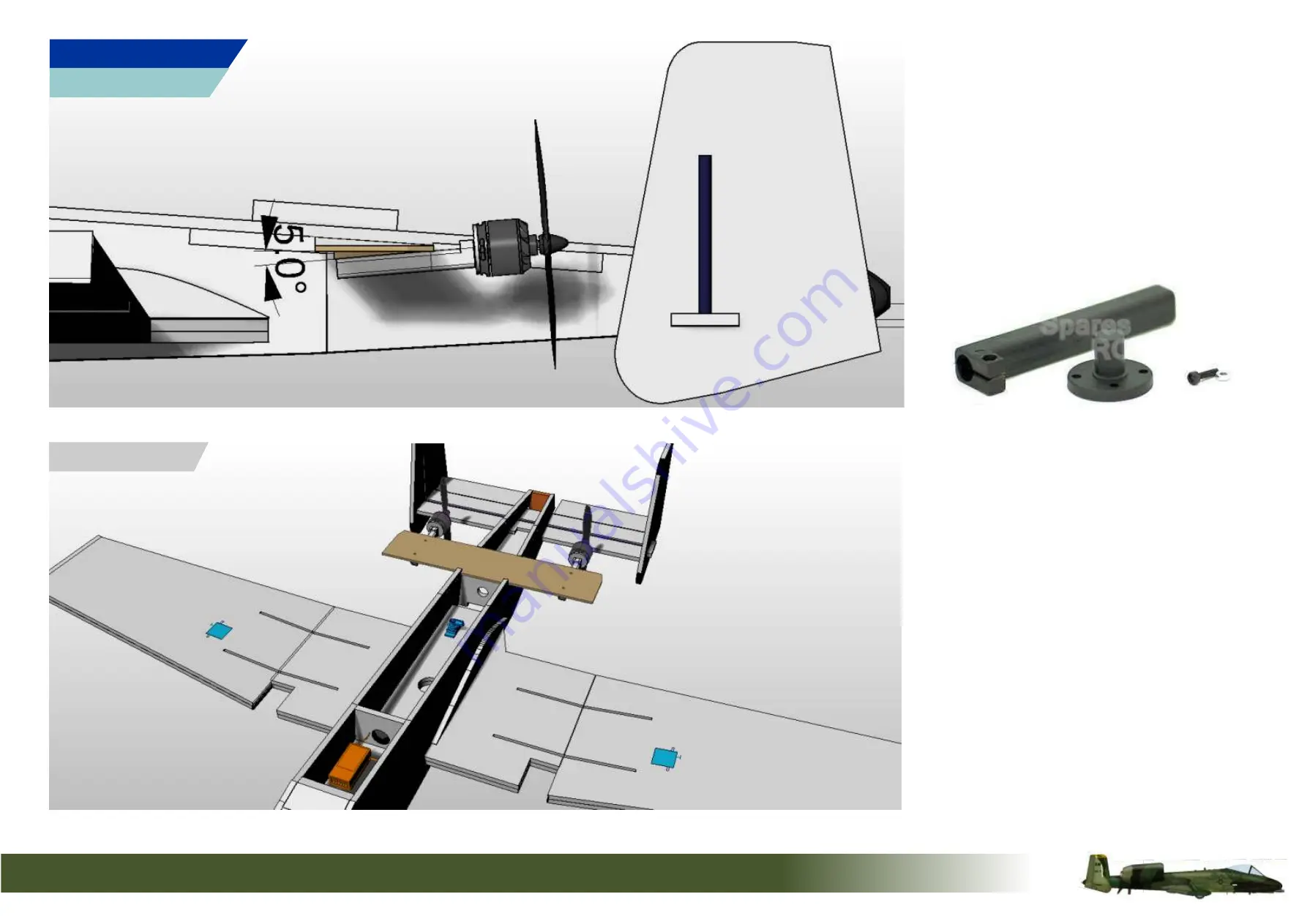 Jetworks Fairchild A-10 Thunderbolt II Parkjet mk2 Construction Manual Download Page 26