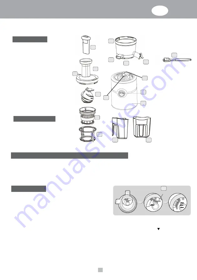 JEWEL Perfect Juicer PJ500 Operating Instructions Manual Download Page 3