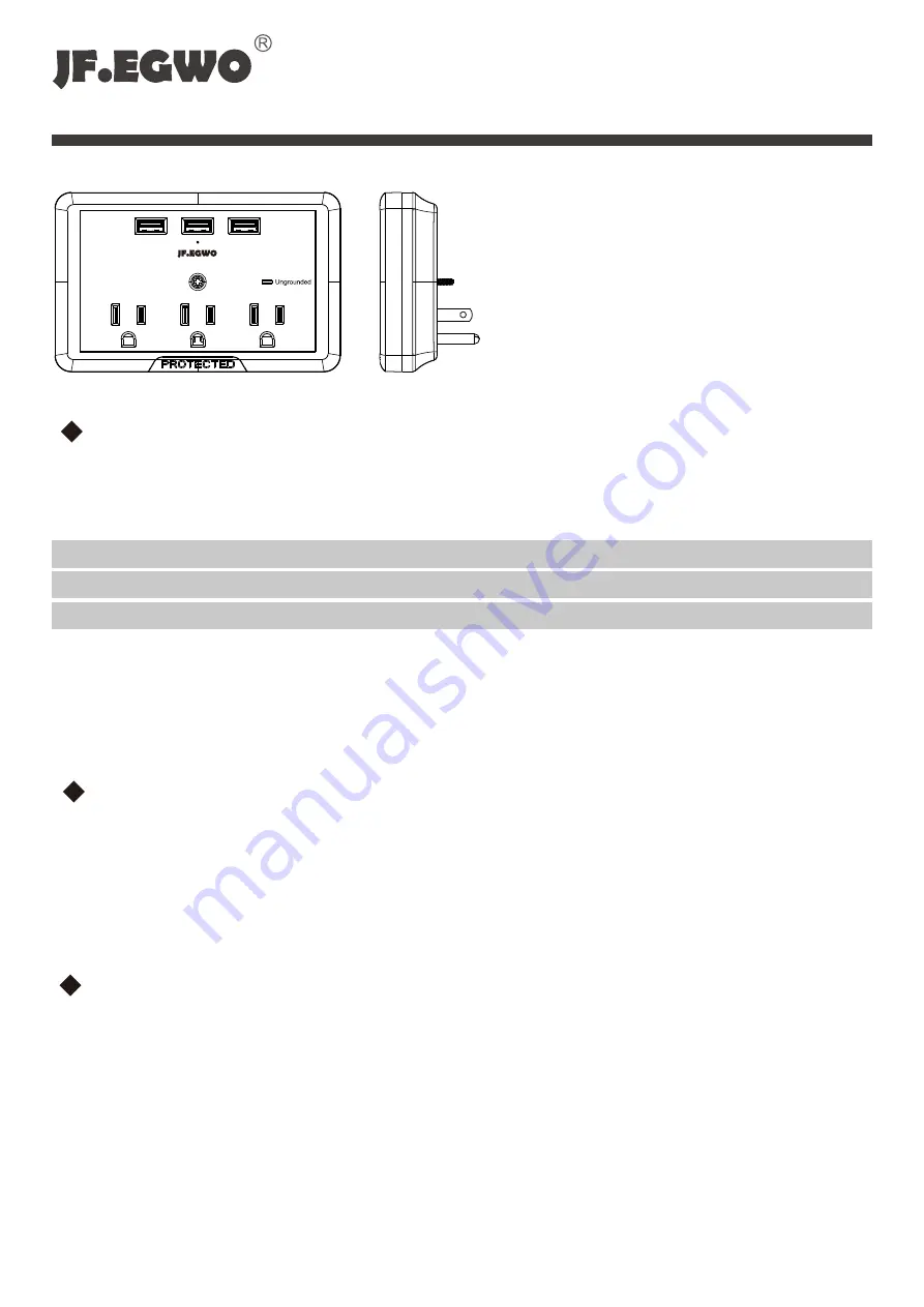 JF.EGWO SK140-33-US User Manual Download Page 1