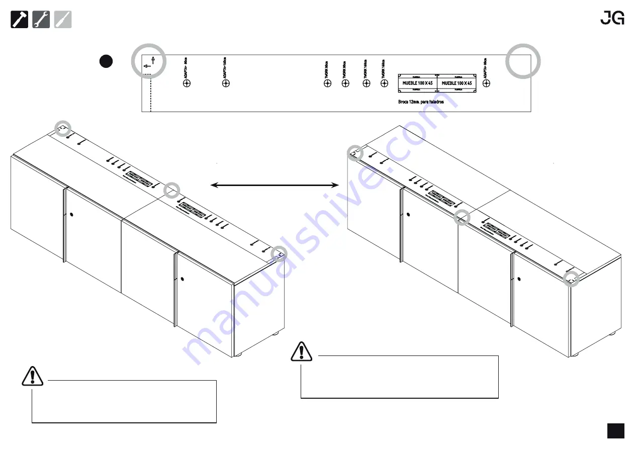 JG A160 Assembly Instructions Manual Download Page 8