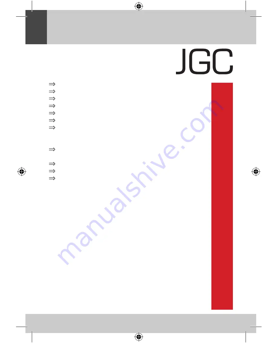 JGC JGC-ML-400 Скачать руководство пользователя страница 12