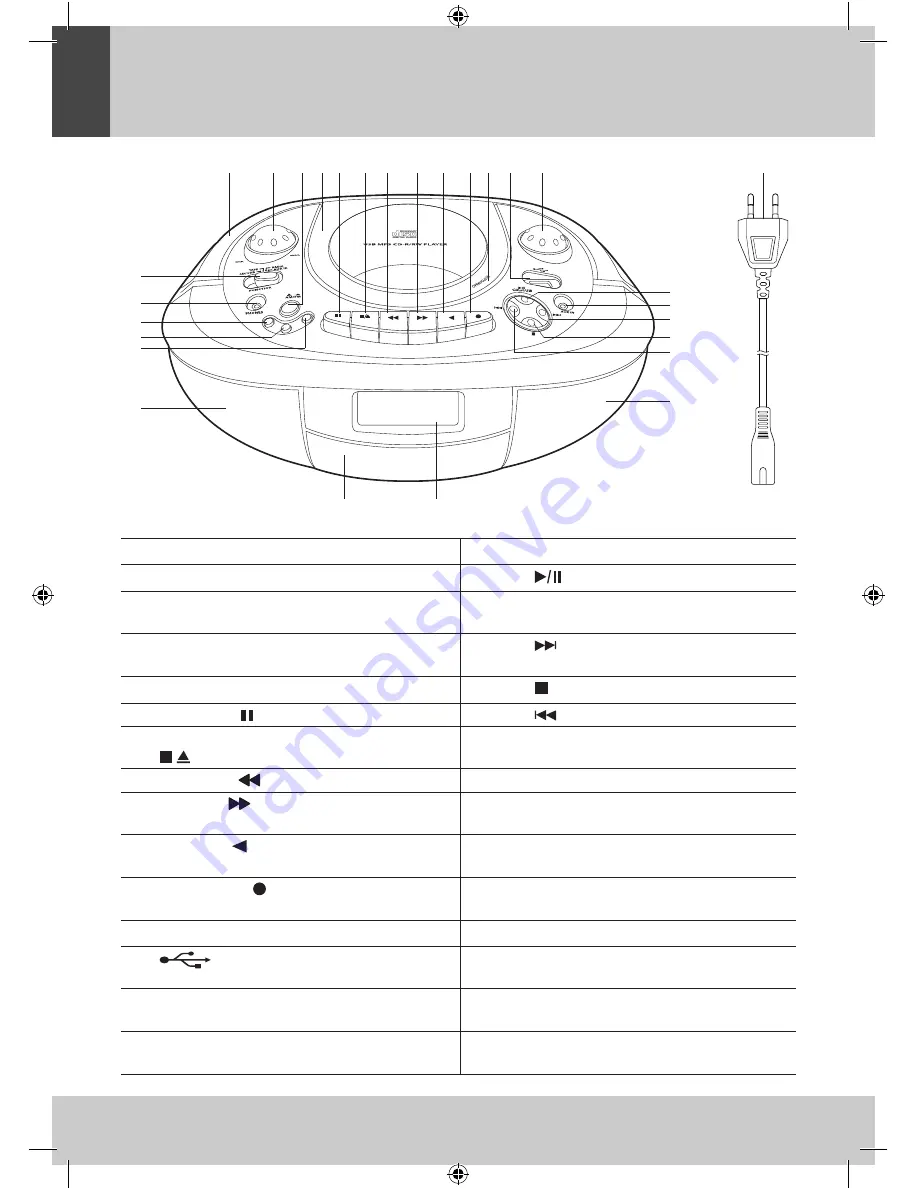 JGC JGC-RRMP-670 USB Скачать руководство пользователя страница 6