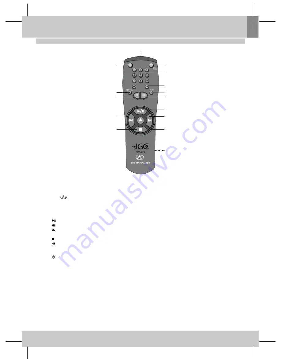 JGC TCD-629 Скачать руководство пользователя страница 17