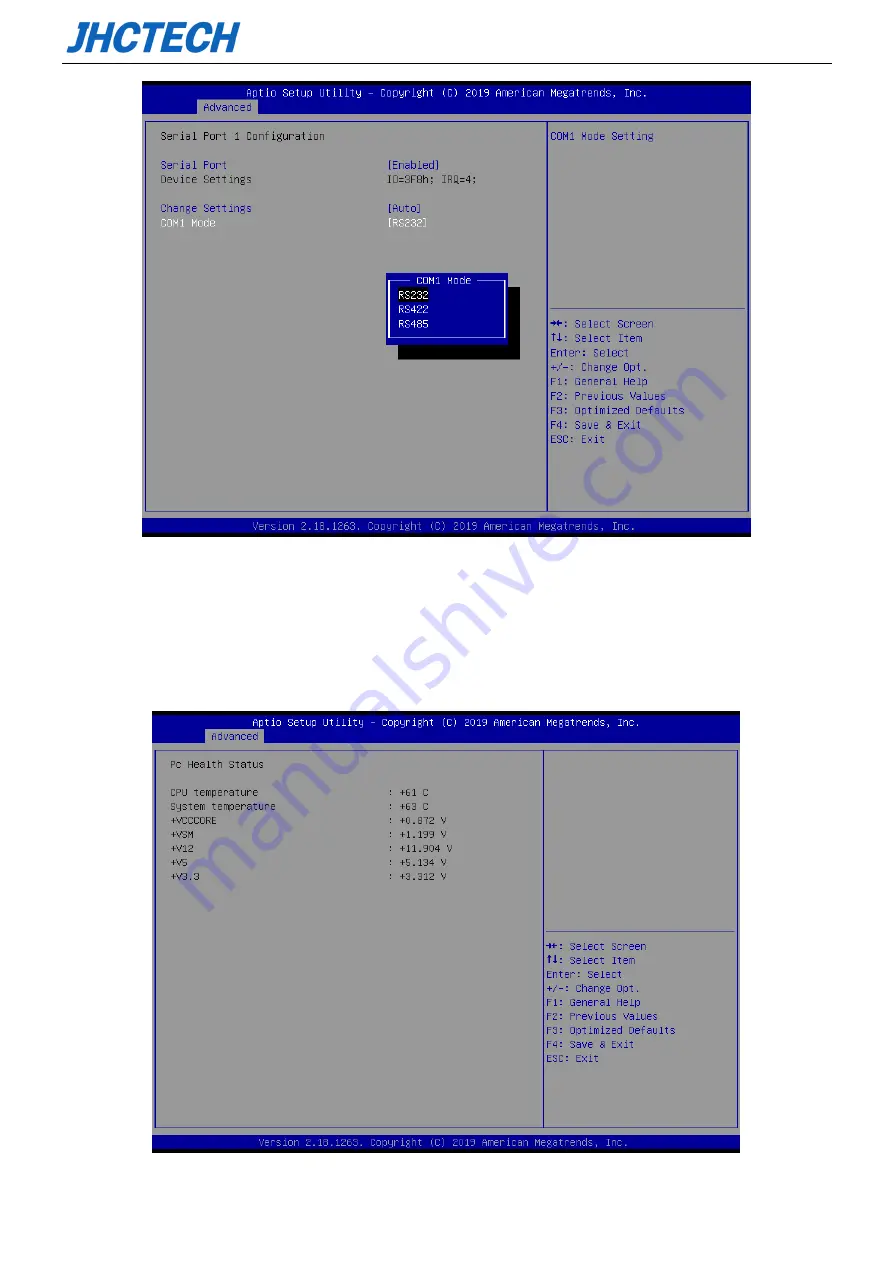 JHCTech KMDA-3820 User Manual Download Page 60