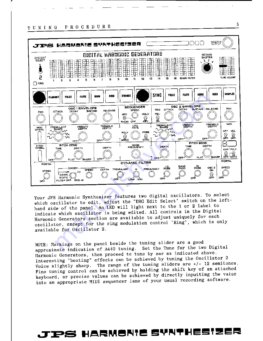 Jiggery-Pokery Harmonic Synthesizer Скачать руководство пользователя страница 6