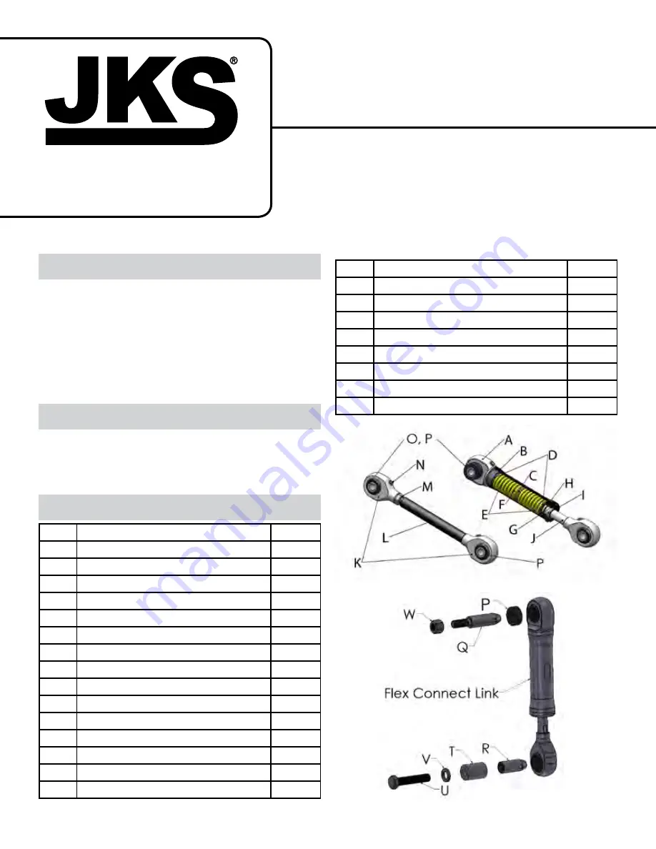 JKS PAC2112K Installation Instructions Manual Download Page 1