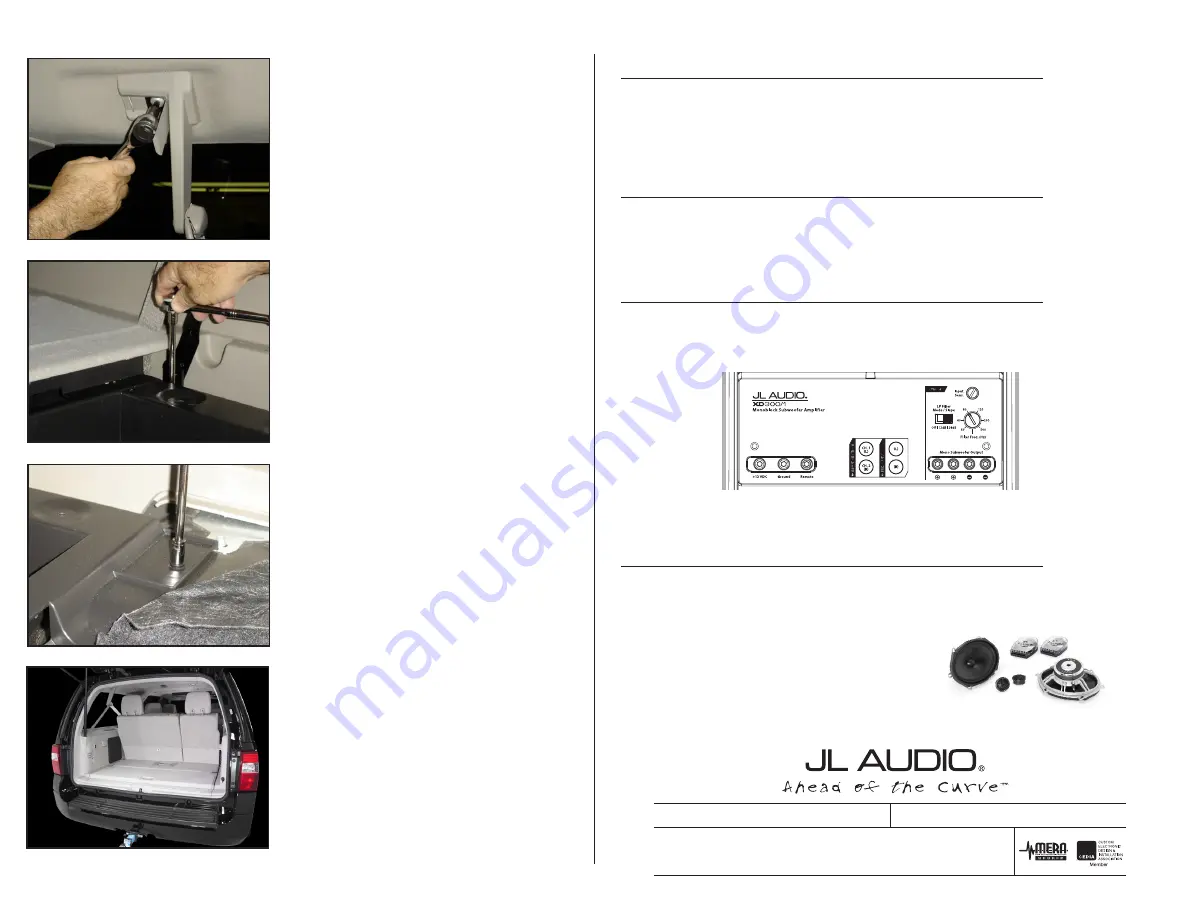 JL Audio Stealthbox SB-F-EXPDEL/10W3v3 Installation Manual Download Page 6