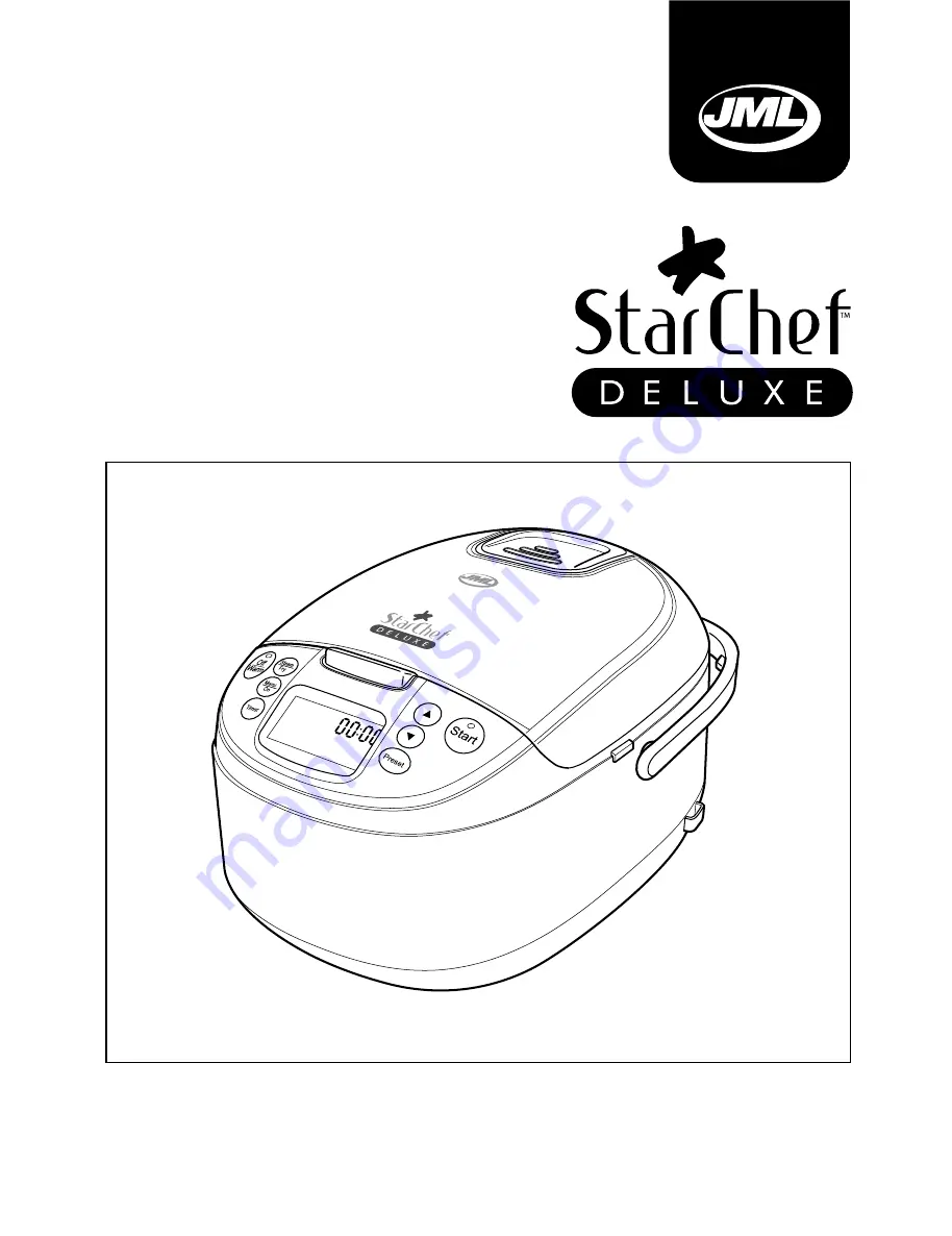 JML STARCHEF DELUXE Instructions Manual Download Page 1