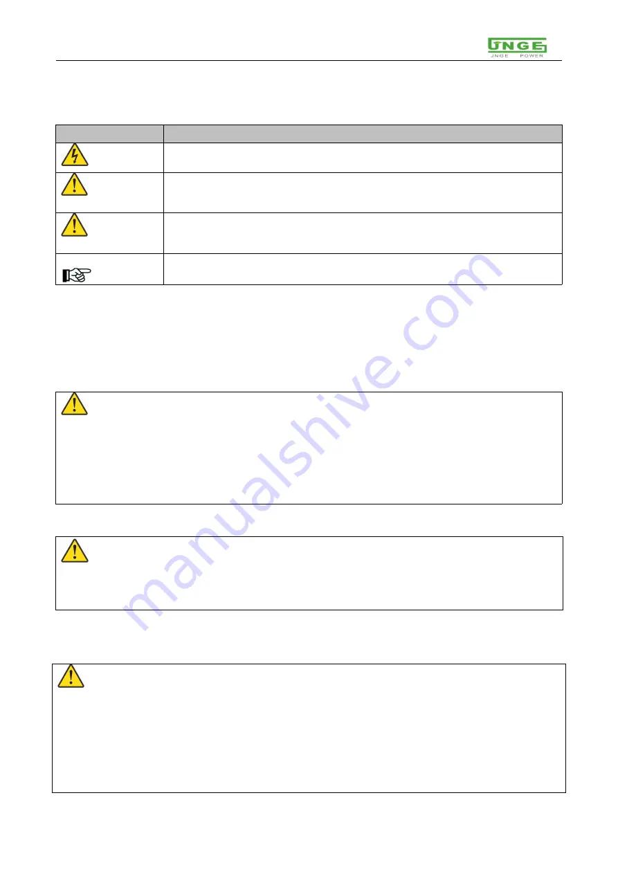 JNGE Power JN-K Series Product Manual Download Page 3