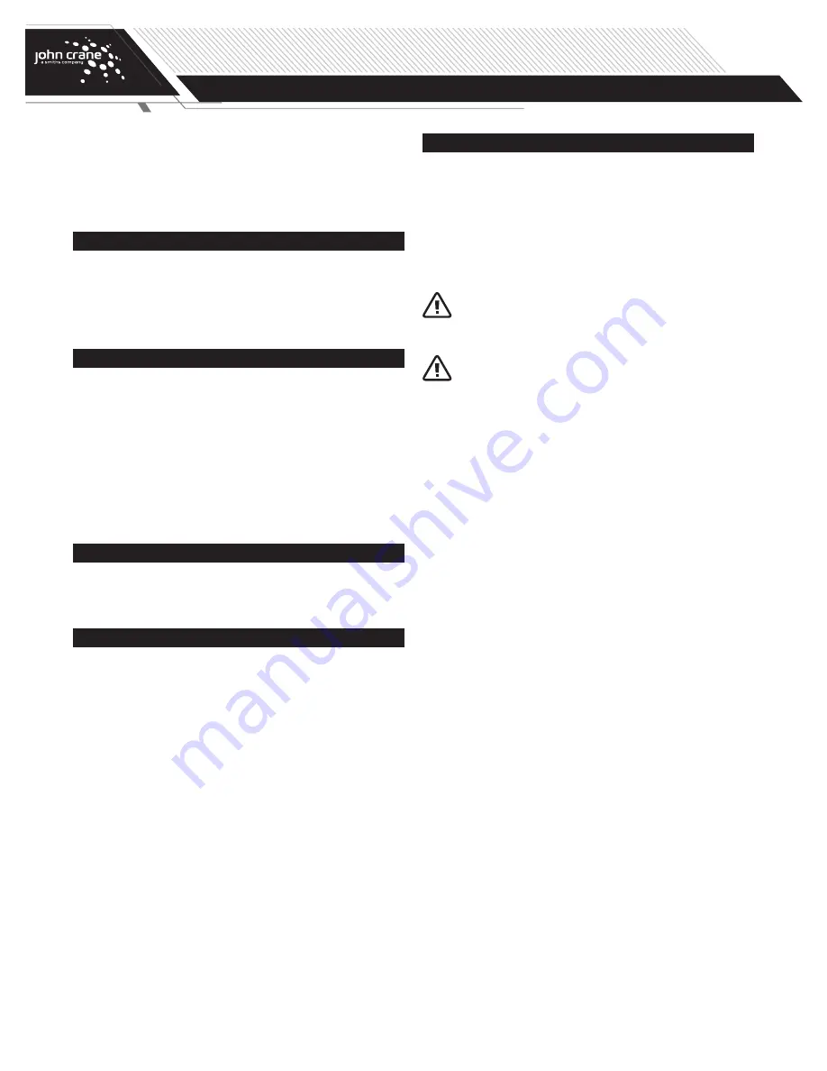 John Crane R33 Manual Download Page 4