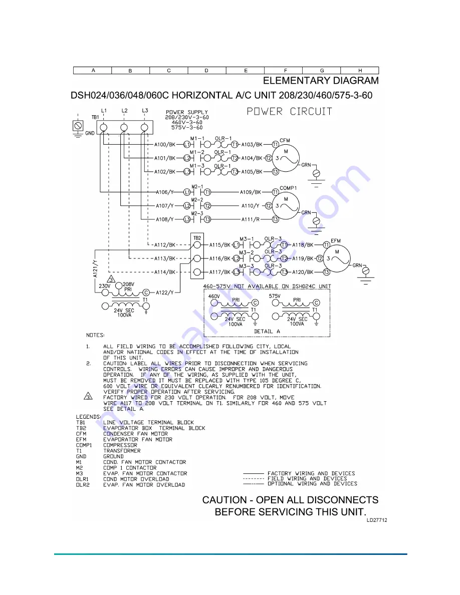 Johnson Controls DSH024C Series Installation Manual Download Page 51