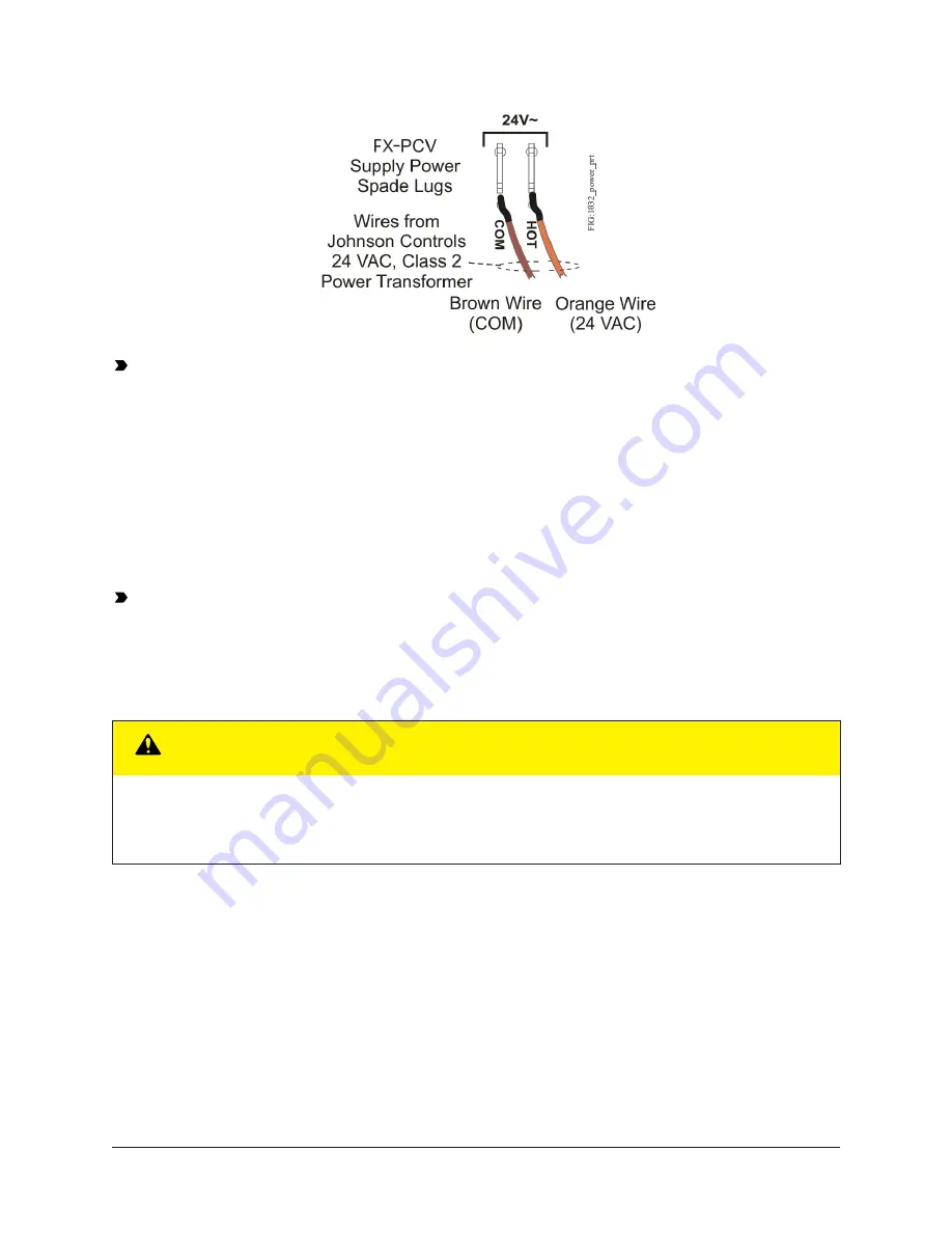 Johnson Controls FX-PCV18 Series Installation Instructions Manual Download Page 9