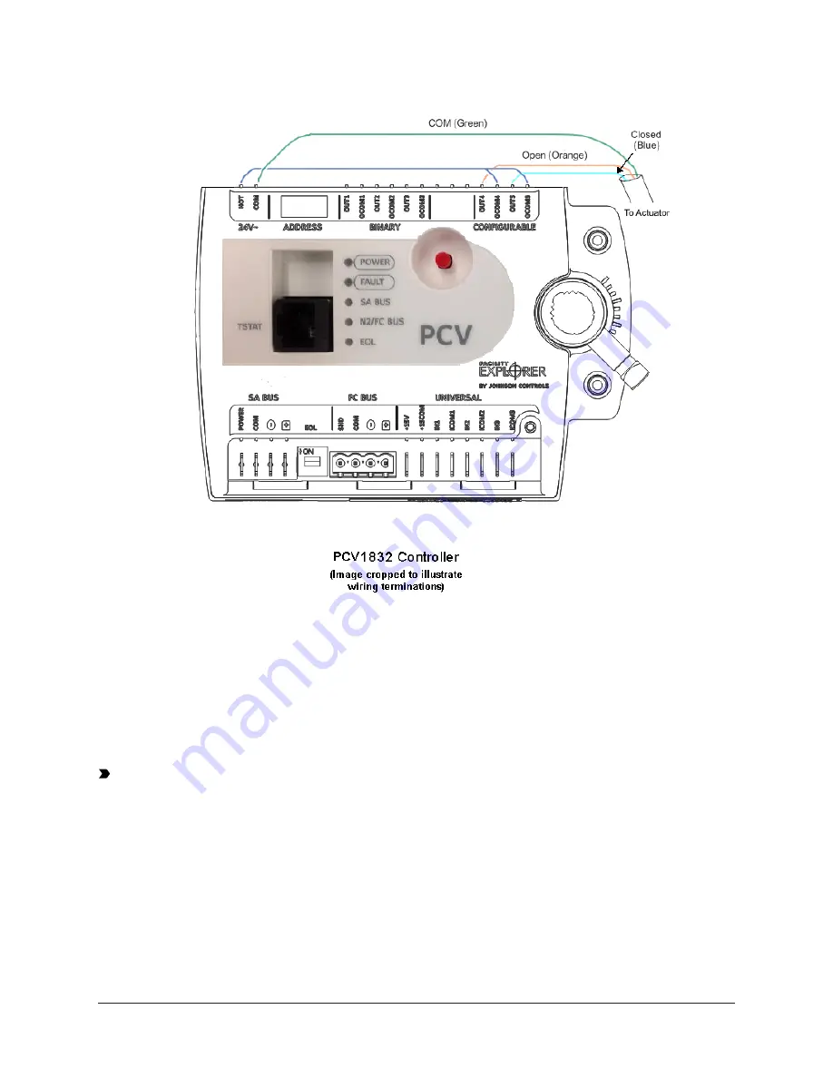 Johnson Controls FX-PCV18 Series Installation Instructions Manual Download Page 14