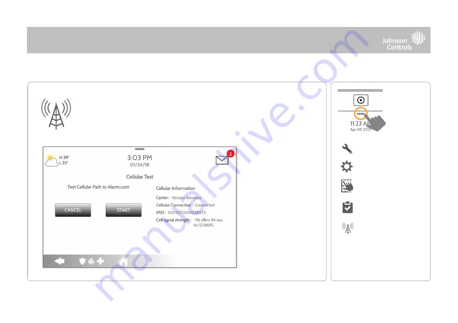 Johnson Controls IQ Panel 4 Installation Manual Download Page 121