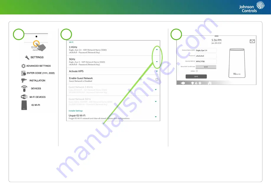 Johnson Controls IQ WIFI Скачать руководство пользователя страница 15