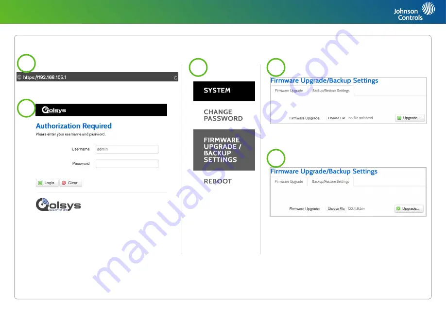 Johnson Controls IQ WIFI Installation Manual Download Page 23