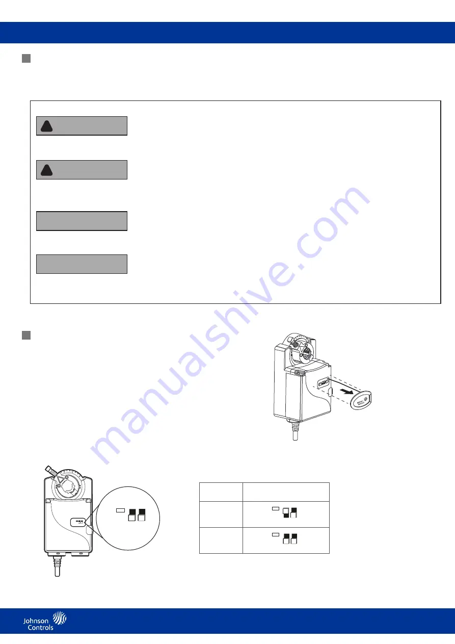 Johnson Controls M9308- AUA-1Z Installation Manual Download Page 6