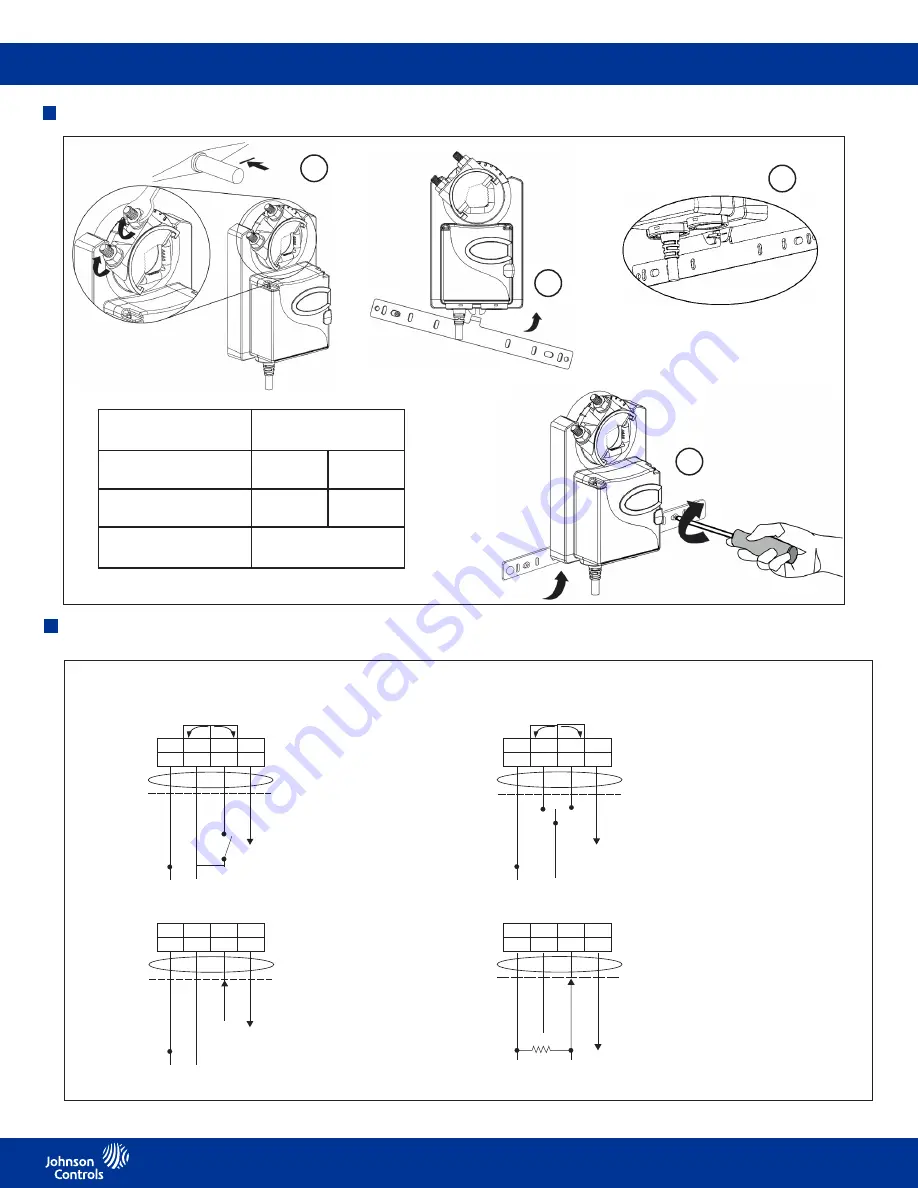 Johnson Controls M9320-AUA-4 Installation Manual Download Page 3