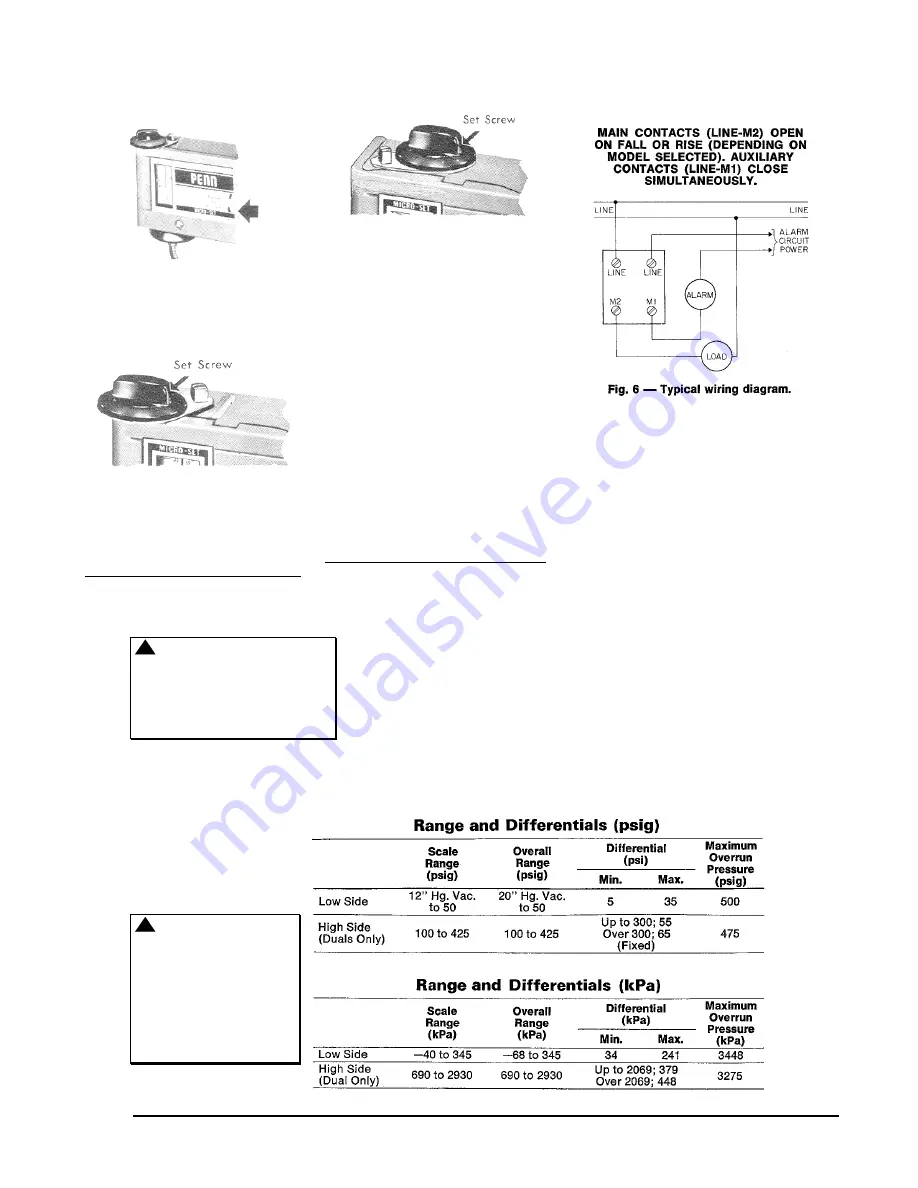 Johnson Controls MICRO-SET P70 Series Скачать руководство пользователя страница 4