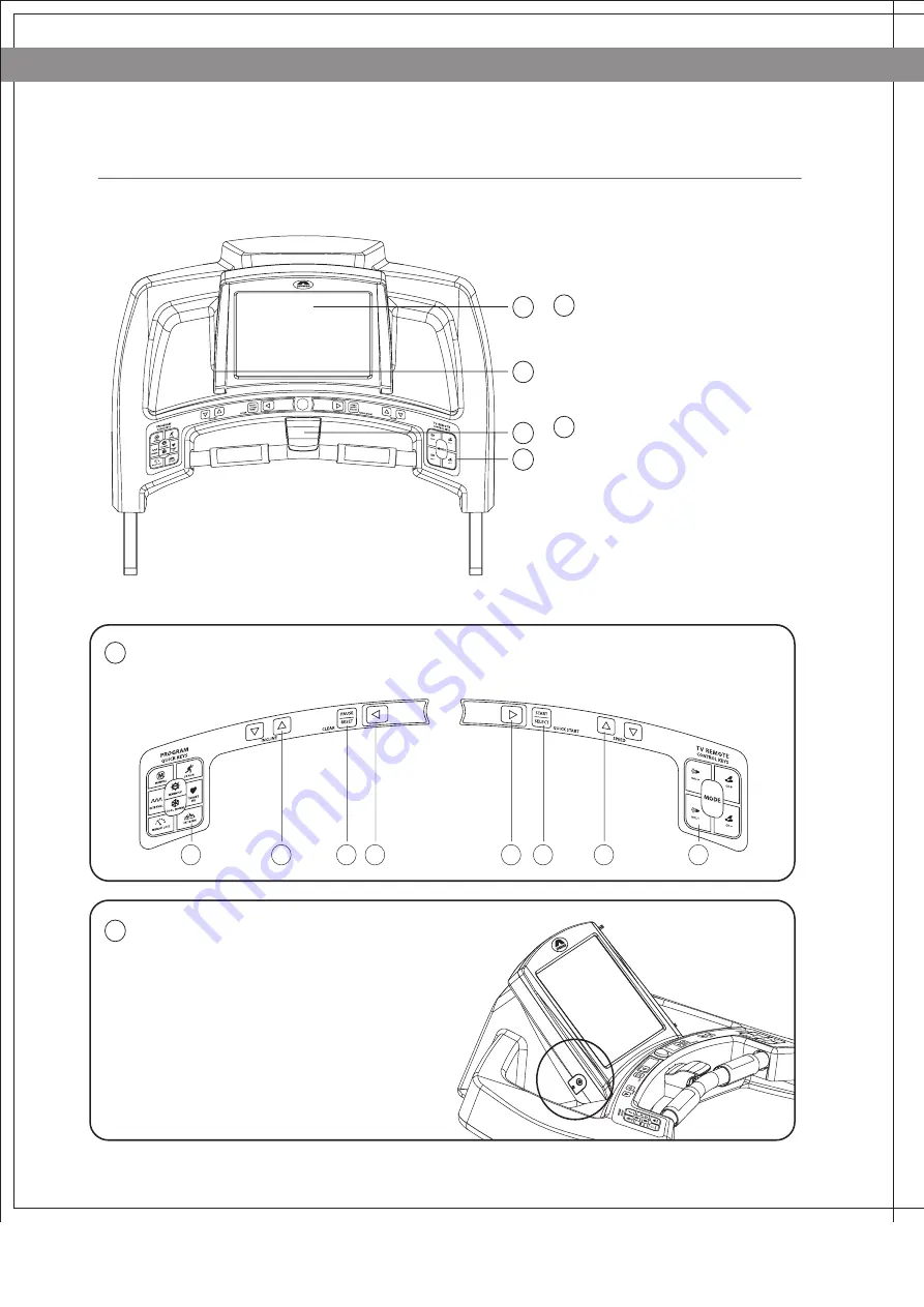 JOHNSON HEALTH TECH. T8000E Instructions Manual Download Page 11