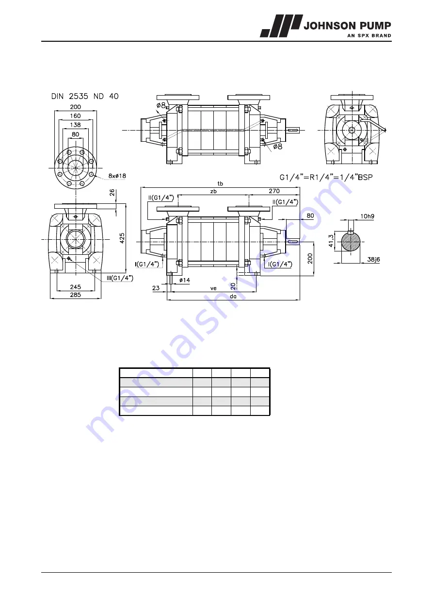 Johnson Pump MCHC Instruction Manual Download Page 52