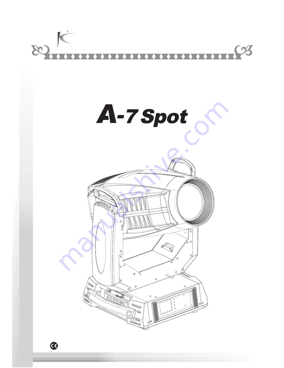 Jolly A-7 SPOT User Manual Download Page 1