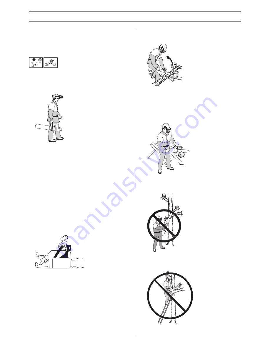 Jonsered CS 2141S Operator'S Manual Download Page 22