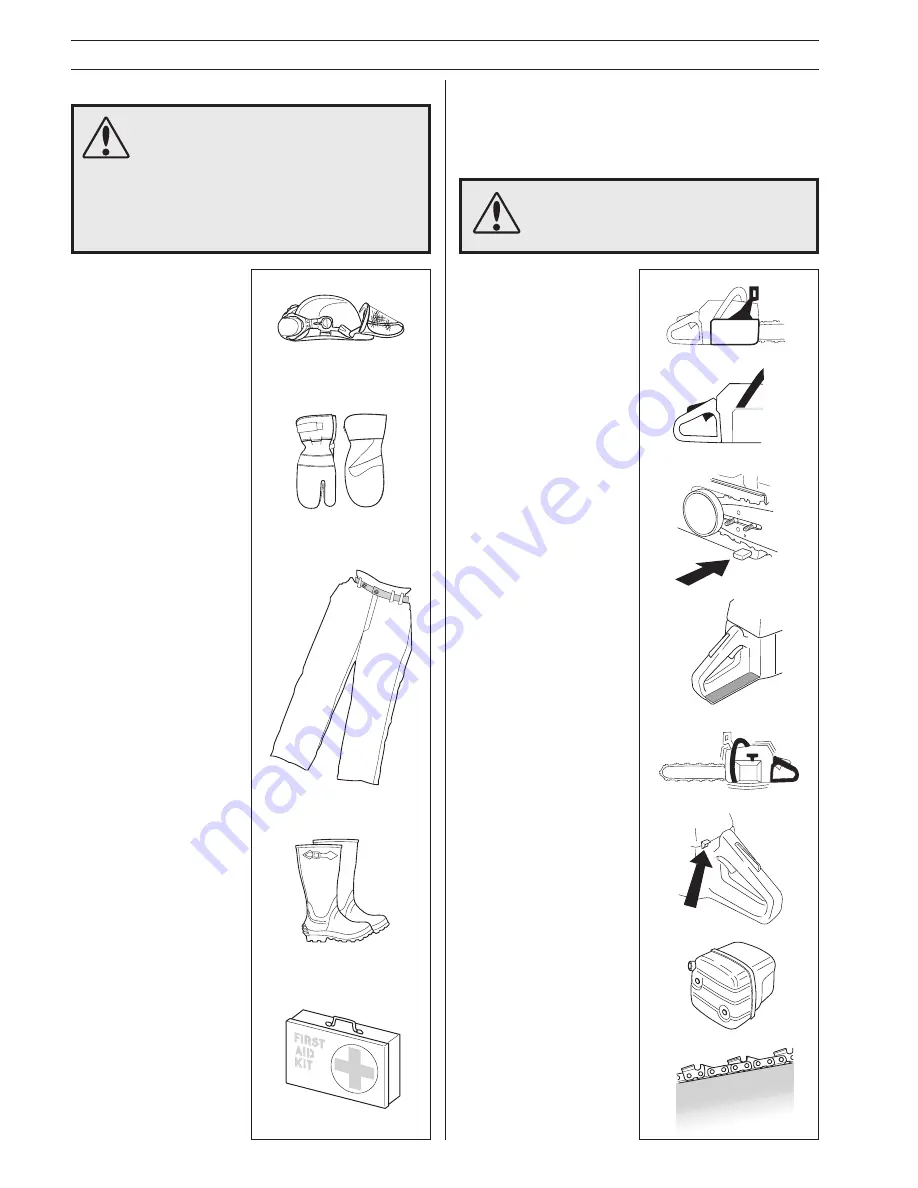 Jonsered CS 2159 Operator'S Manual Download Page 4