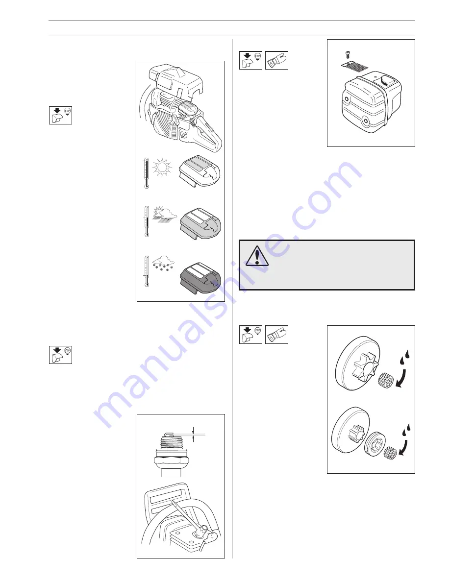 Jonsered CS 2159 Operator'S Manual Download Page 31