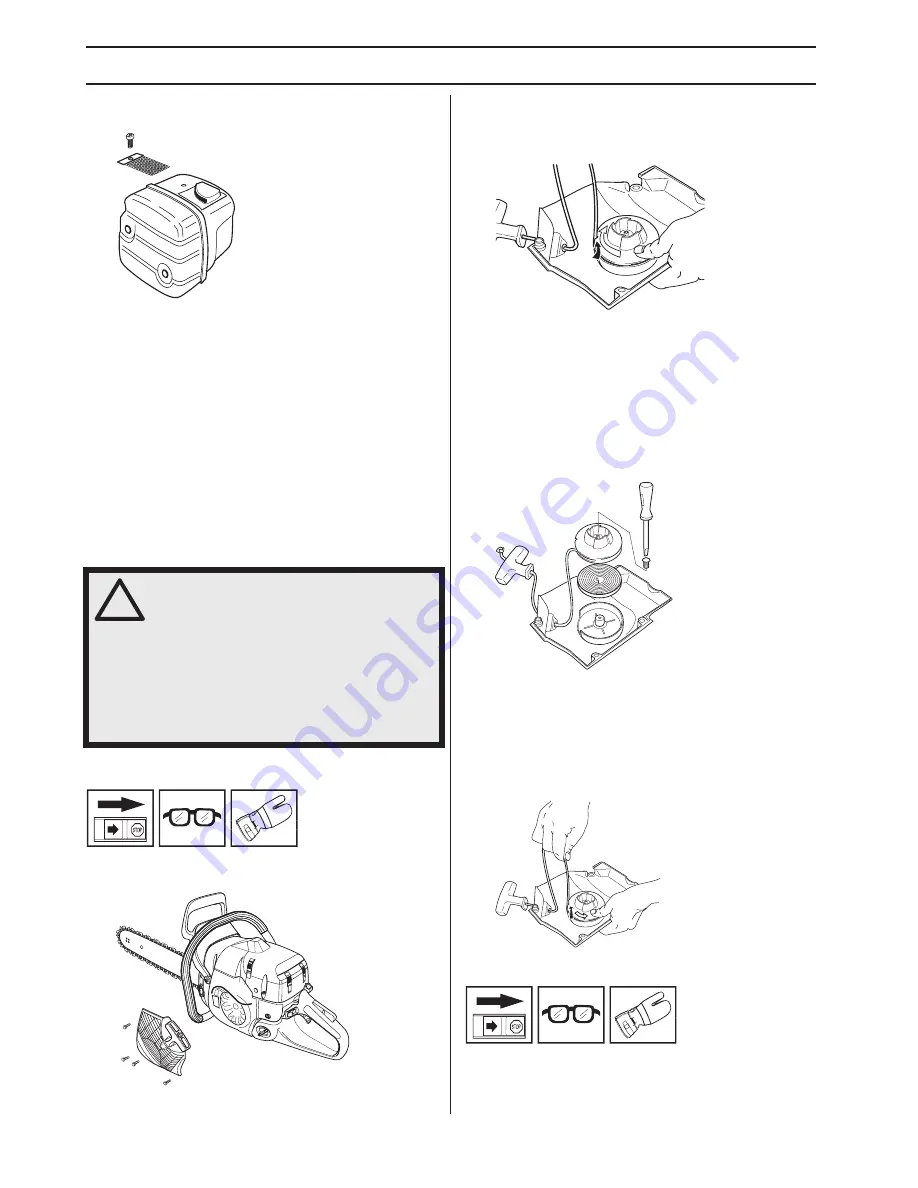 Jonsered CS 2165 Скачать руководство пользователя страница 36