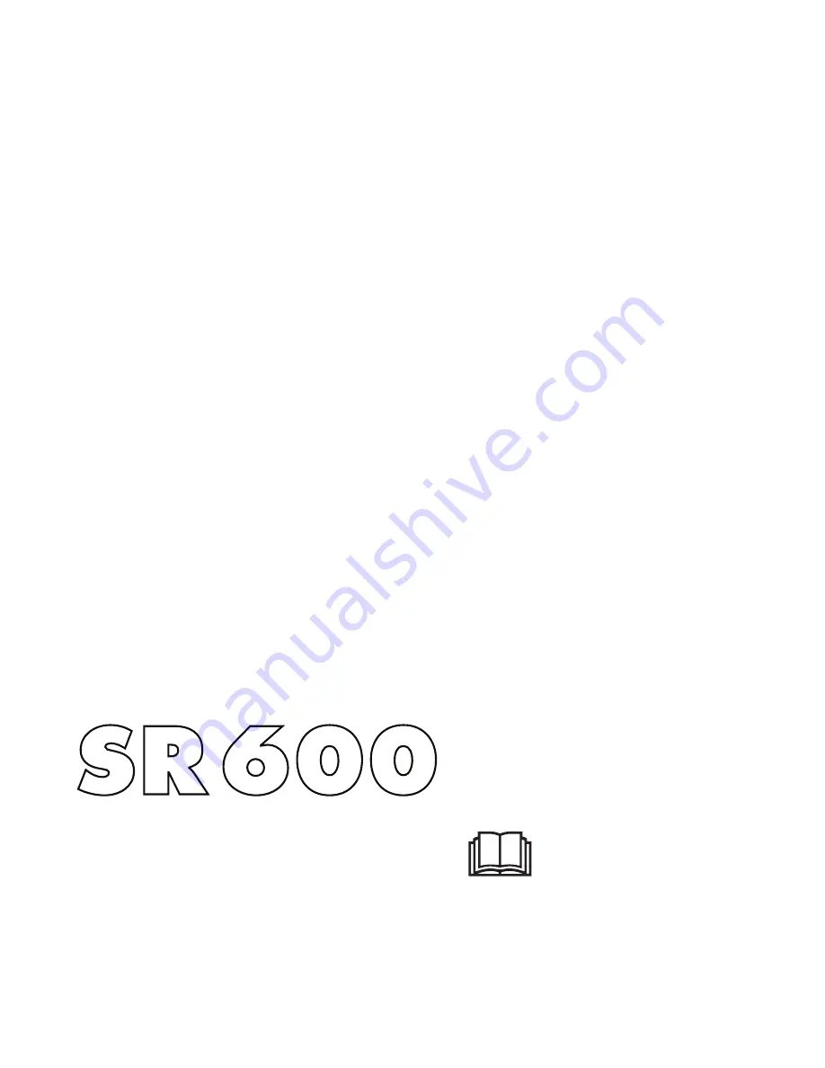 Jonsered SR600 Operator'S Manual Download Page 1