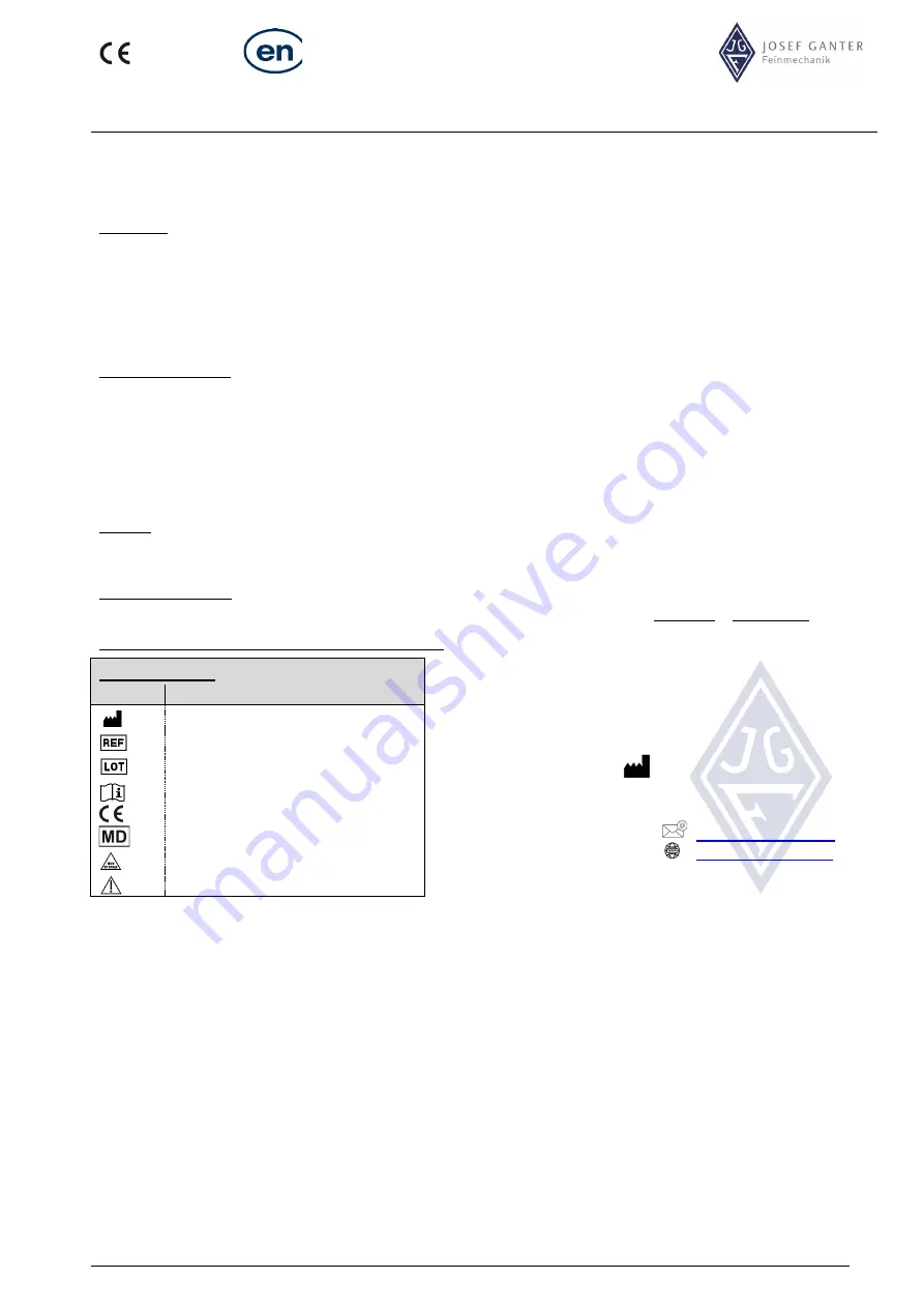 Josef Ganter Feinmechanik FB-EV 065 GA User Instructions Download Page 10