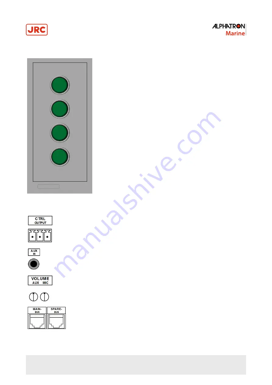 JRC Alphatron Marine AlphaAnnounce Installation And Operation Manual Download Page 70