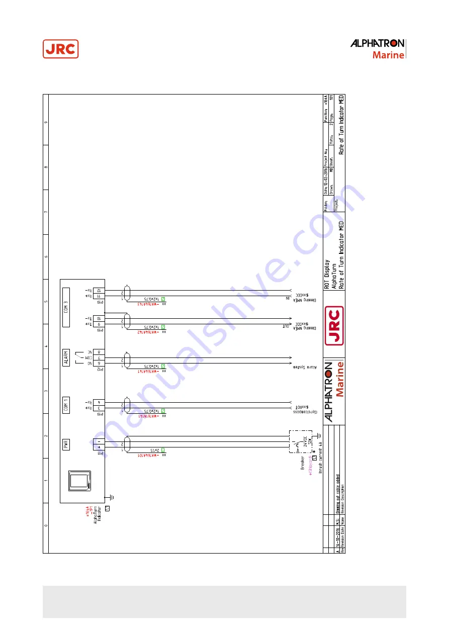 JRC Alphatron Marine AlphaTurn Installation And Operation Manual Download Page 53