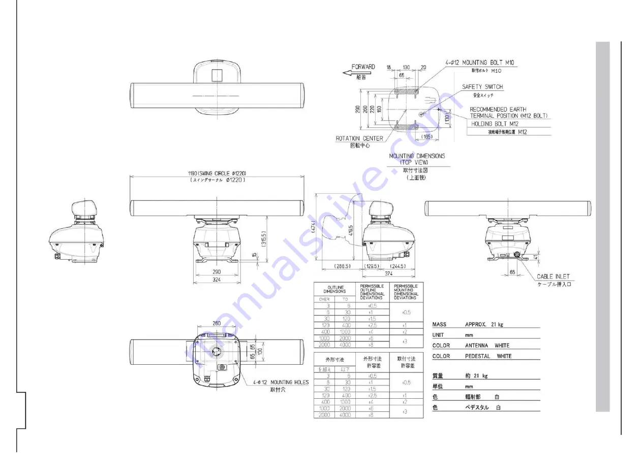 JRC JMA-3400 Series Instruction Manual Download Page 267