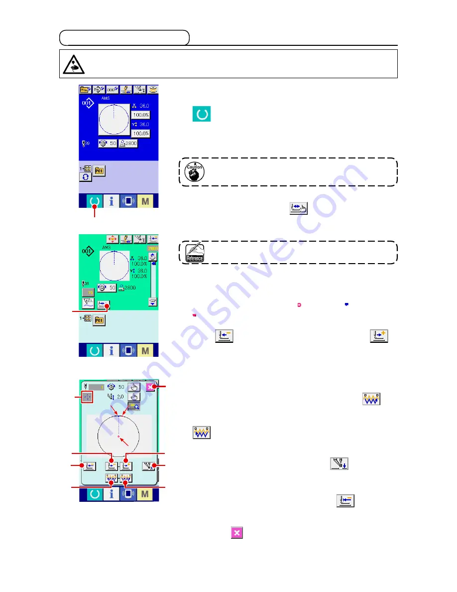 JUKI AMS-221EN/IP-420 Instruction Manual Download Page 38