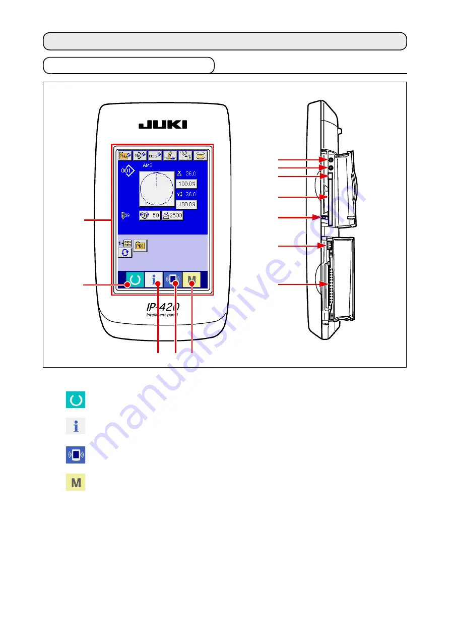 JUKI AMS-224EN/IP-420 Скачать руководство пользователя страница 23