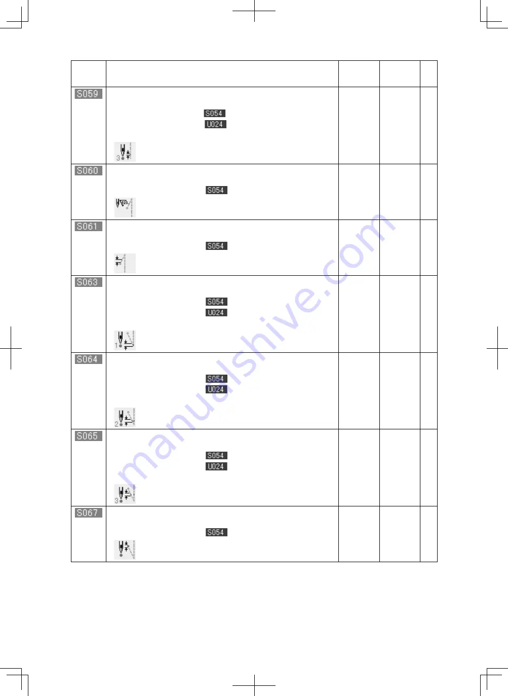 JUKI APW-895NE Instruction Manual Download Page 70